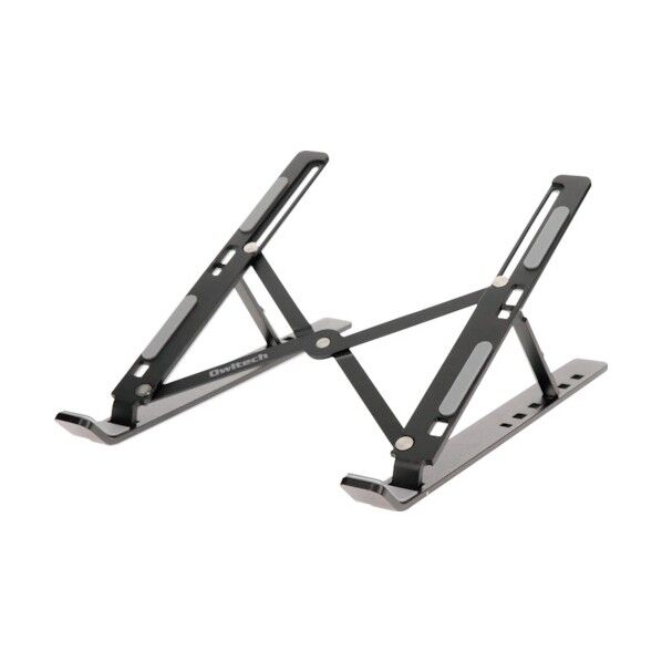 ノートPCをお好みの角度に調整可能 携帯に便利な折り畳み式ノートPC・タブレットPCスタンド OWL-PCSTD03-BK 1点