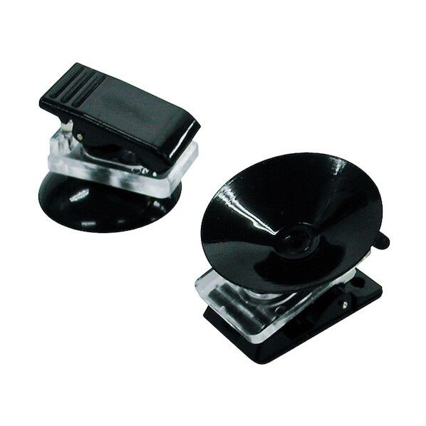 吸盤クリップ 30個入 黒 P-20Q-30-BL 1個