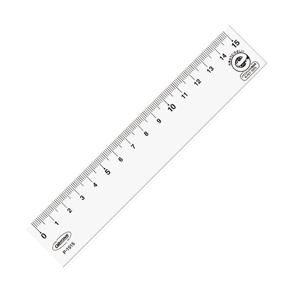 R-PET直線定規 15cm P-1515 1本