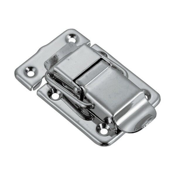 パッチン錠横ズレ防止タイプ・スチール製(4個入) 135 x 69 x 31 mm P-18 (4コイリ) 4個