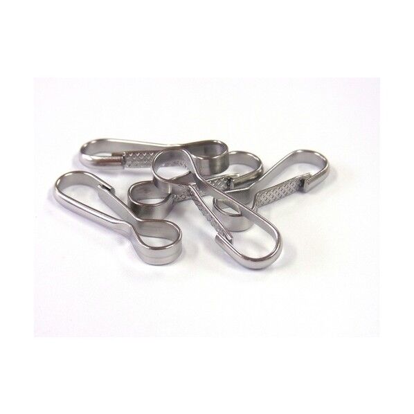 ニッサチェインP-637 ステンレス甲丸スナップ (00735637-001) 1個