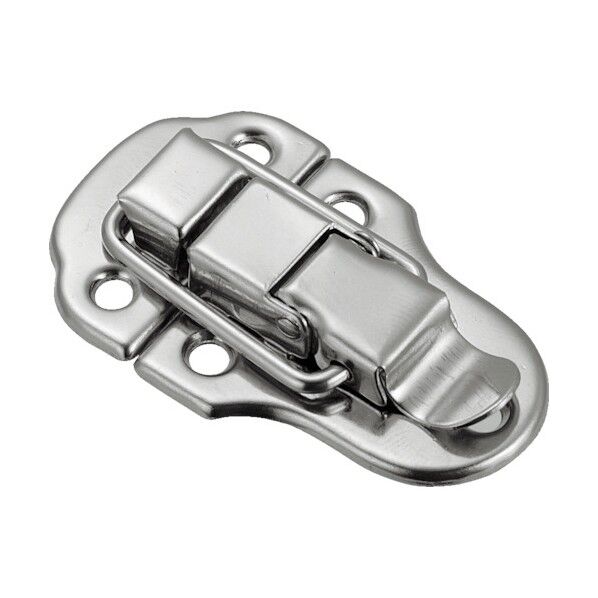 パッチン錠横ズレ防止タイプ・スチール製(4個入) 135 x 52 x 27 mm P-46 (4コイリ) 4個