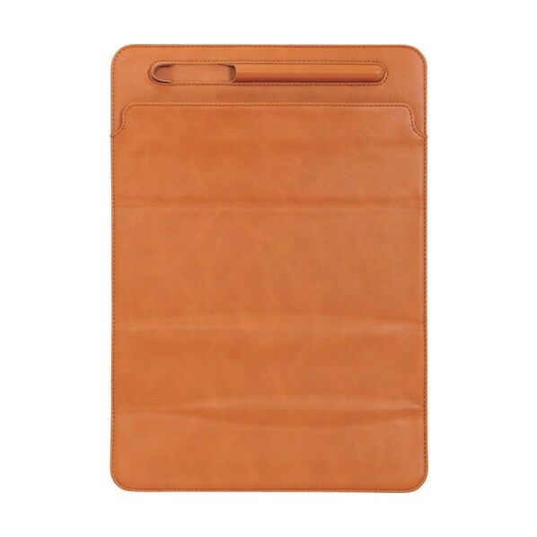 スタンド機能付き Apple Pencil収納可能 2WAYマルチスリーブケース キャメル OWL-CVIMU12901-CA 1点