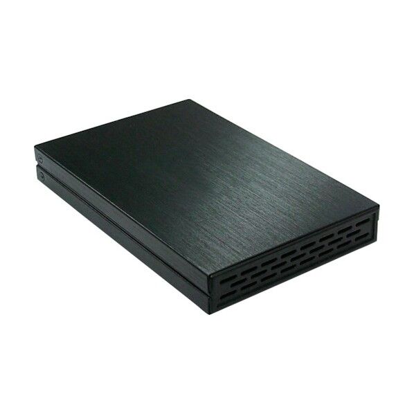 放熱性に優れたアルミボディ採用2.5インチHDD/SSDケース 黒角 OWL-ESL25U31-BK2 1点