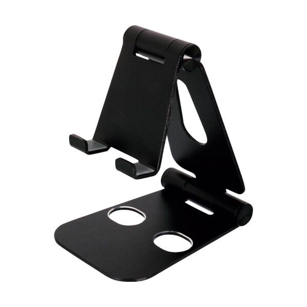 オウルテック スマートフォン / タブレット対応 充電しながら角度調整できるアルミスタンド OWL-STD03-BK 1点...