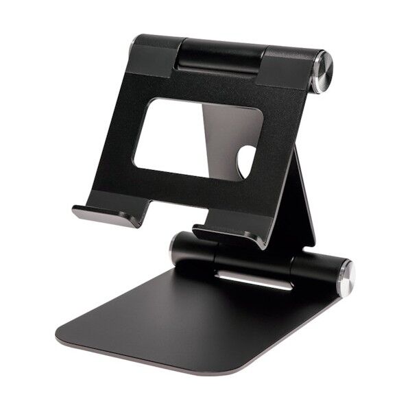 オウルテック テレビ電話やテレビ会議にも最適 角度調整ができる折り畳みタブレットスタンド OWL-STD06-BK 1点...