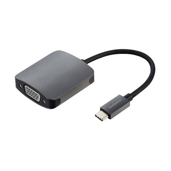 オウルテック PD60W給電ポート付き Type-C to VGA変換アダプター OWL-DS3201-SV 1点...