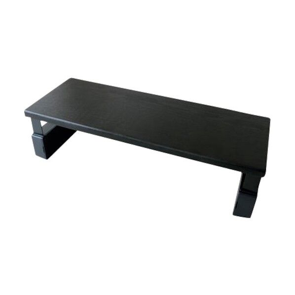 自分の好みに高さ調整可能 耐荷重12Kg 木目調デスクスタンド