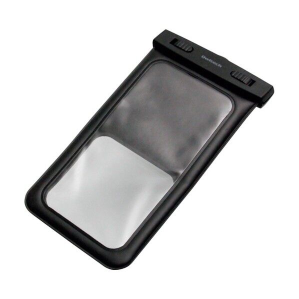 スマホ用防水ケース IP68取得 水に浮く ブラック