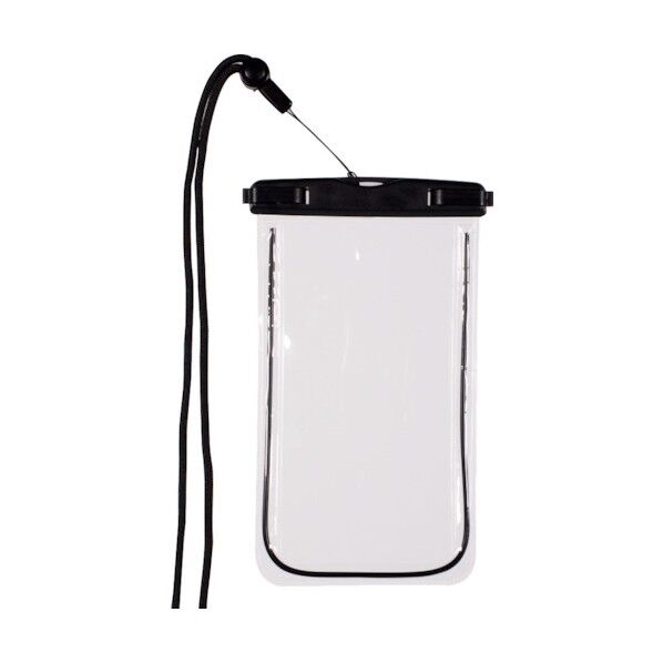 スマホ用防水ケース IPX8取得 暗闇でも光る蓄光素材 ブラック OWL-WPCSP11-BK 1点