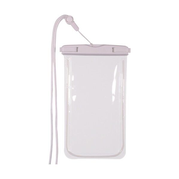 スマホ用防水ケース IPX8取得 暗闇でも光る蓄光素材 ホワイト OWL-WPCSP11-WH 1点