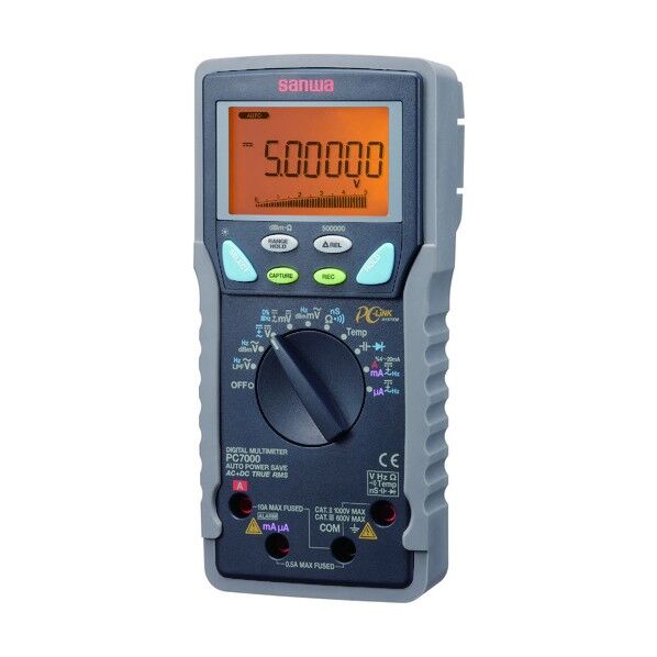 真の実効値対応デジタルマルチメータパソコン接続型 PC7000 1