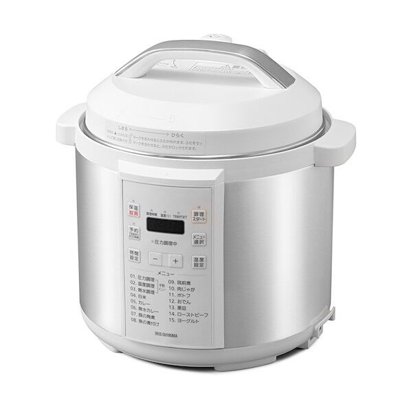 517033 電気圧力鍋 6.0L PC-EMA6-W (517033) 1点