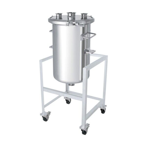 日東金属工業 へルールオープン加圧容器 架台付 10L PCN-F-ASC-10 1点