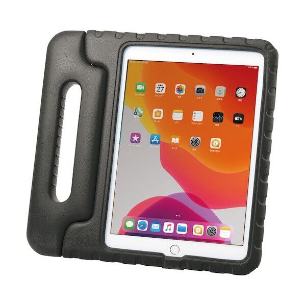 iPad 10.2インチ 衝撃吸収ケース ブラック PDA-IPAD1605BK 1点