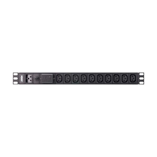 ATEN ベーシックPDU/1U/200V/20A/IECタイプ 10ポート/サージ保護回路付き PE0210SB 1点