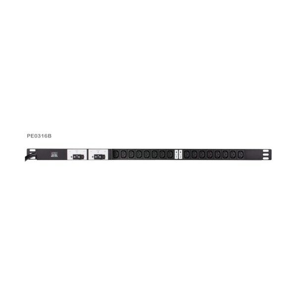 ATEN ベーシックPDU/0U/200V/30A/IECタイプ 16ポート PE0316B 1点