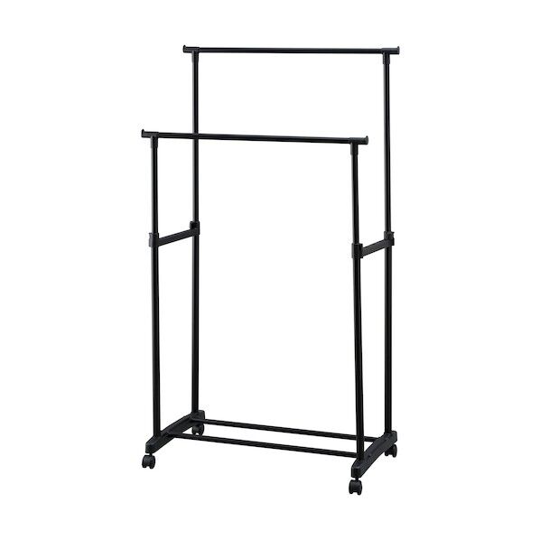 パイプハンガー ダブルタイプ ブラック PE-E280R 1点