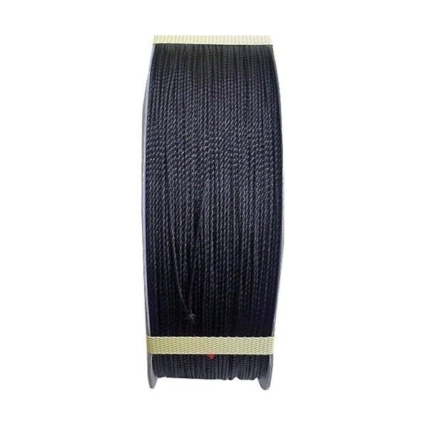 PE ポリエチレンロープ(3打ち)ドラム巻 黒 1.5mm×800m PE-1.5X800BK-DR 1巻