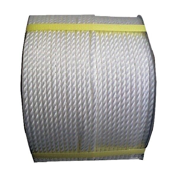 PEロープドラム巻 白 6mm×200m 1巻