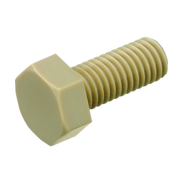 ポリエーテルエーテルケトン 六角ボルト M4-10 PEEK/BT M4-10 100個