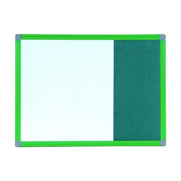 クロス掲示板付きホワイトボード(無地)