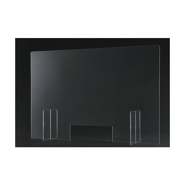 飛沫感染防止アクリルパーテーション窓付1面タイプ PEP-961 1枚