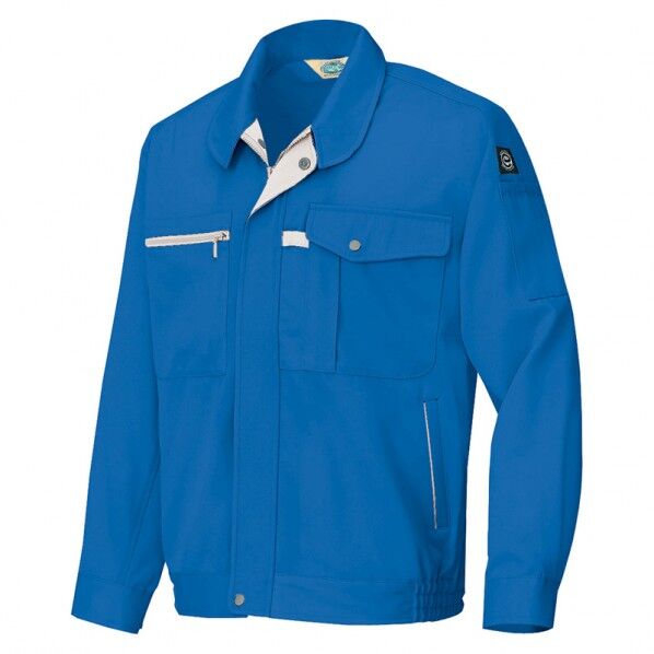 エコ交織マルチワーク 長袖ブルゾン(男女兼用) 006ロイヤルブルー B4L 6360 1点