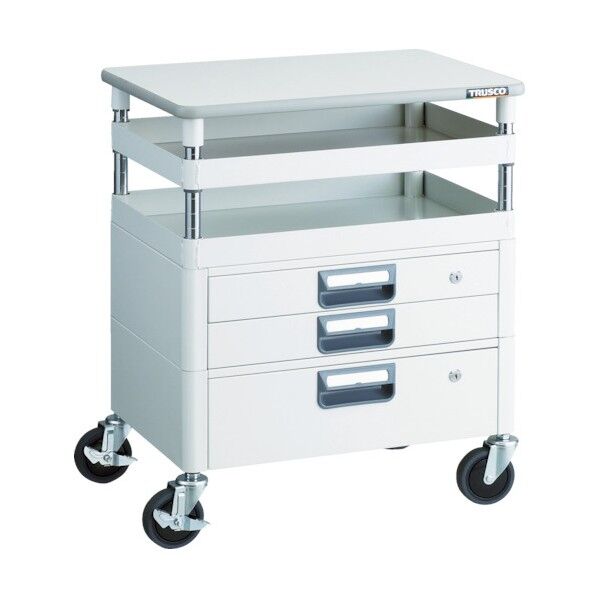 フェニックスワゴン (省音タイプ・1段・2段引出し付・天板あり)