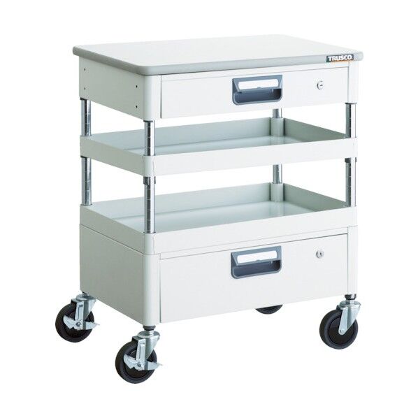 フェニックスワゴン (省音タイプ・薄型1段・1段引出し付・天板付)