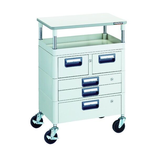 フェニックスワゴン (省音タイプ・1段・2段・2列引出し付・天板付)