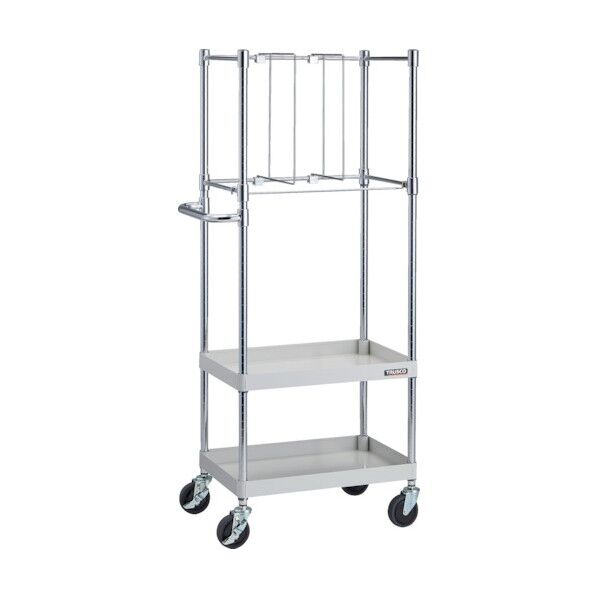 ツールワゴン フェニックスワゴン 省音 600X400XH1500 立掛け用 ホワイト PEW-1562KS-W 1点