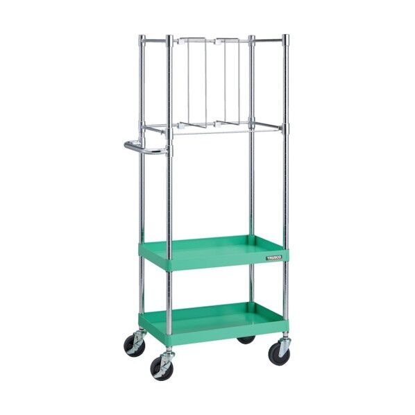 ツールワゴン フェニックスワゴン 省音 600X400XH1500 立掛け用 ヤンググリーン PEW-1562KS-YG 1点