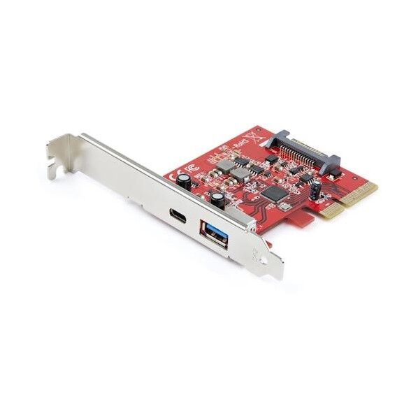 USB増設カード/PCIe 3.0 - 1x USB-A+1x USB-C/10Gbps/UASP PEXUSB311AC3   1個