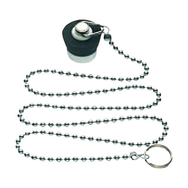 バス用J型クサリ付ゴム栓