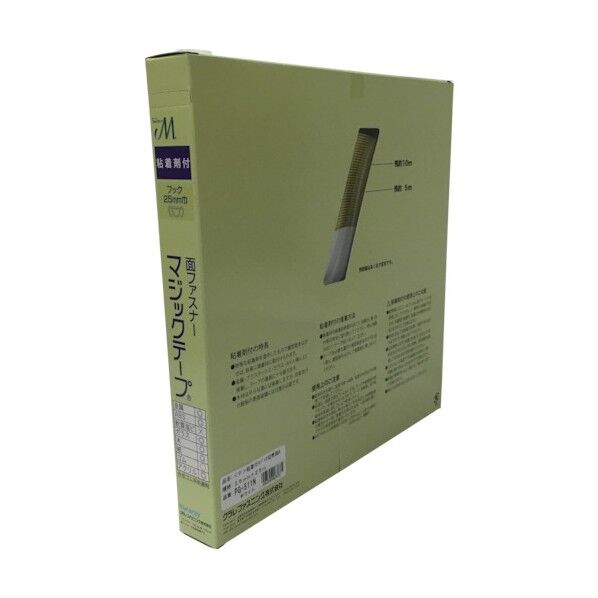 粘着付マジックテープ切売り箱A25mm×25mホワイト 320 x 40 x 320 mm PG-511N 1