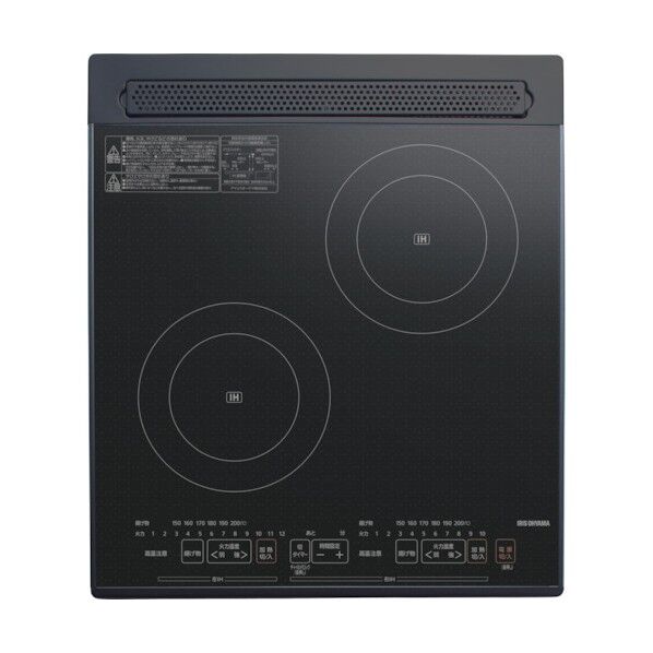 アイリスオーヤマ 517848 200V2口ビルトインIHクッキングヒーター PIH-D4522-B 1点...