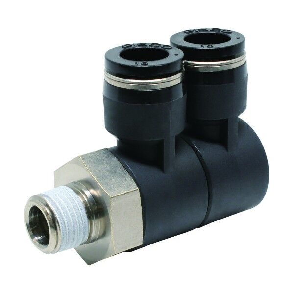 チューブフィッティングダブルユニバーサルエルボ