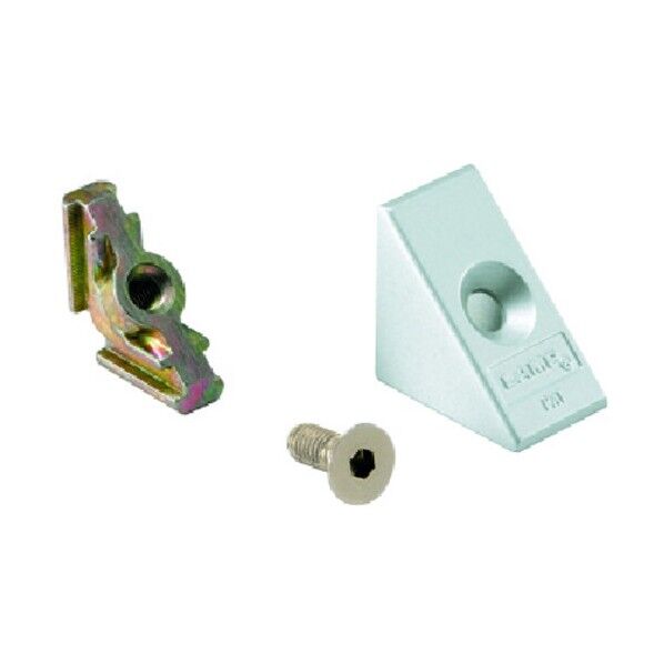 スガツネ工業ASジョイント先入6ミリ溝用(120-040-456) シルバー PJ-60 1