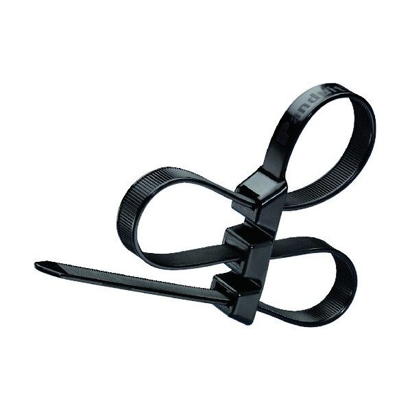 トリプルループ結束バンド耐候性黒(100本入)