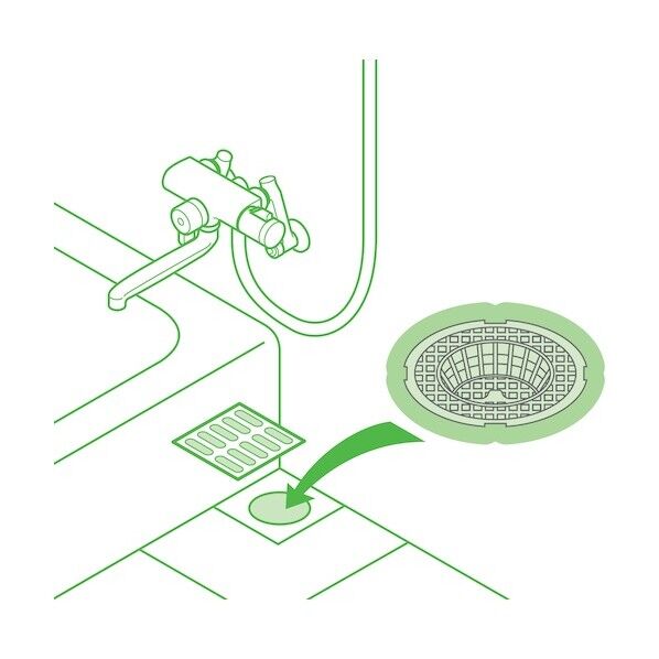 SANEI PH396 ユニットバス用ヘアキャッチャー ｜短納期 - 通販トラノテ公式