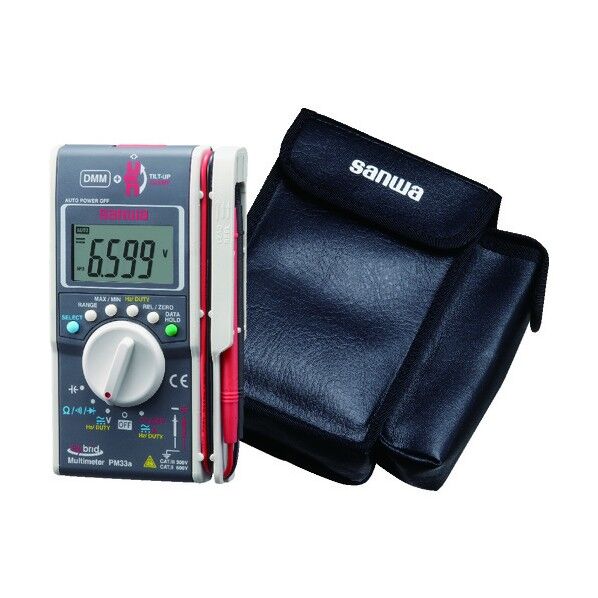 ハイブリッドミニテスタケース付(マルチメータ+クランプメータ) 169 x 126 x 50 mm PM33AC 1