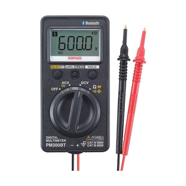 デジタルマルチメータ/Bluetooth搭載 ブラック H110XW56XD13mm PM300BT 1台