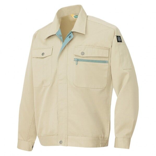 エコT/C ニューベーシック 長袖ブルゾン（男女兼用） 002ベージュ B4L 6380 1点