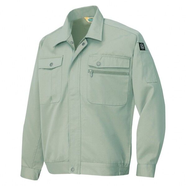 エコT/C ニューベーシック 長袖ブルゾン(男女兼用) 105アースグリーン SS 6380 1点