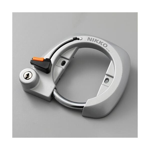 サークル錠(自転車用/シルバー)