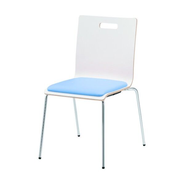 リフレッシュチェア PM-50MPL-WH ライトブルー(レザー) PM-50MPL-WH-LBL 1点