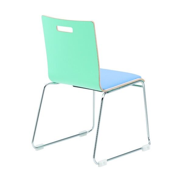 リフレッシュチェア PM-55MPL-MG ライトブルー(レザー) PM-55MPL-MG-LBL 1点