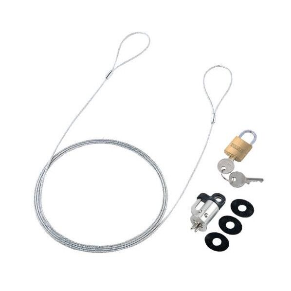 φ2.2mmx2m PCセキュリティキット(南京錠･スペーサー)