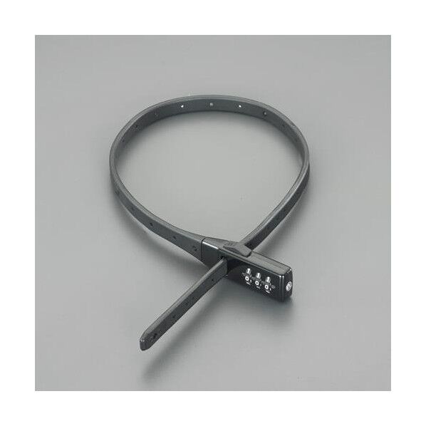 11x532mm バンドロック(ダイヤル錠/ブラック)